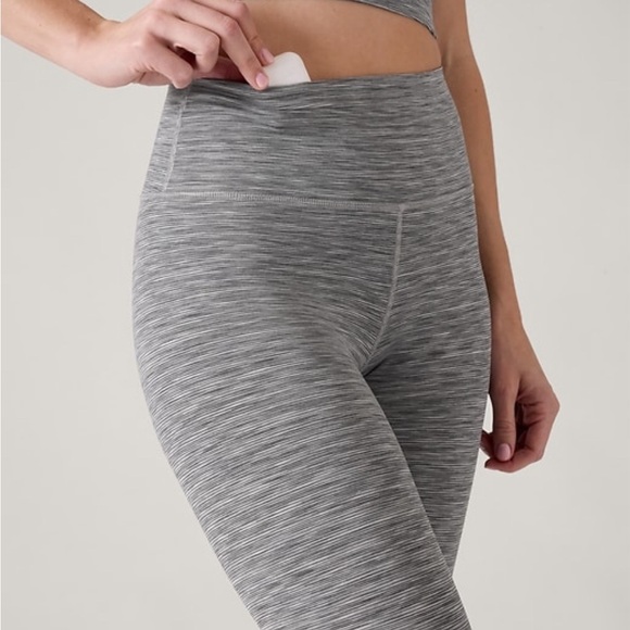 New with Tags | Athleta | Transcend High Rise Texture 7/8 Legging - Picture 2 of 6